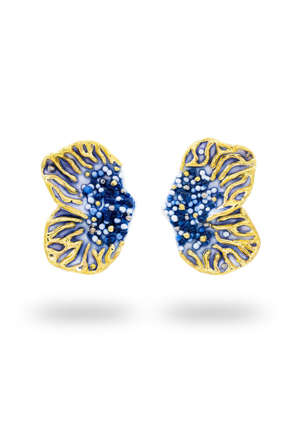 Sculptural Majesty Is Underestimated butterfly earrings - dianacojocaru.art