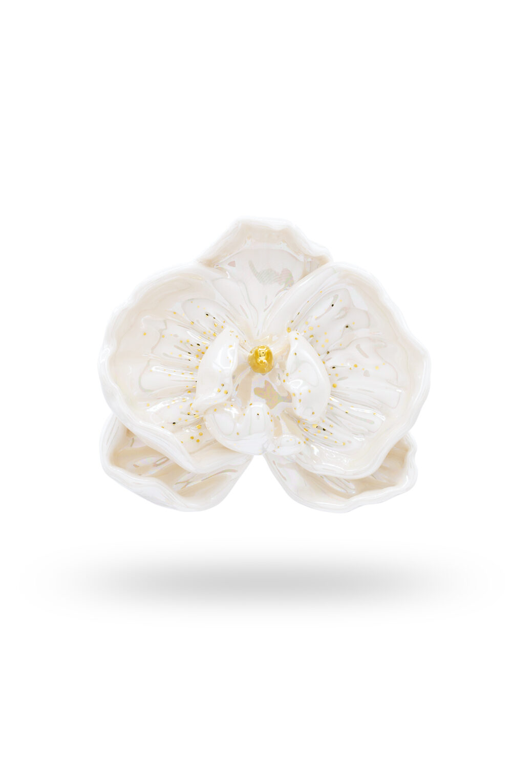 Brooch Orchid Pearl - dianacojocaru.art