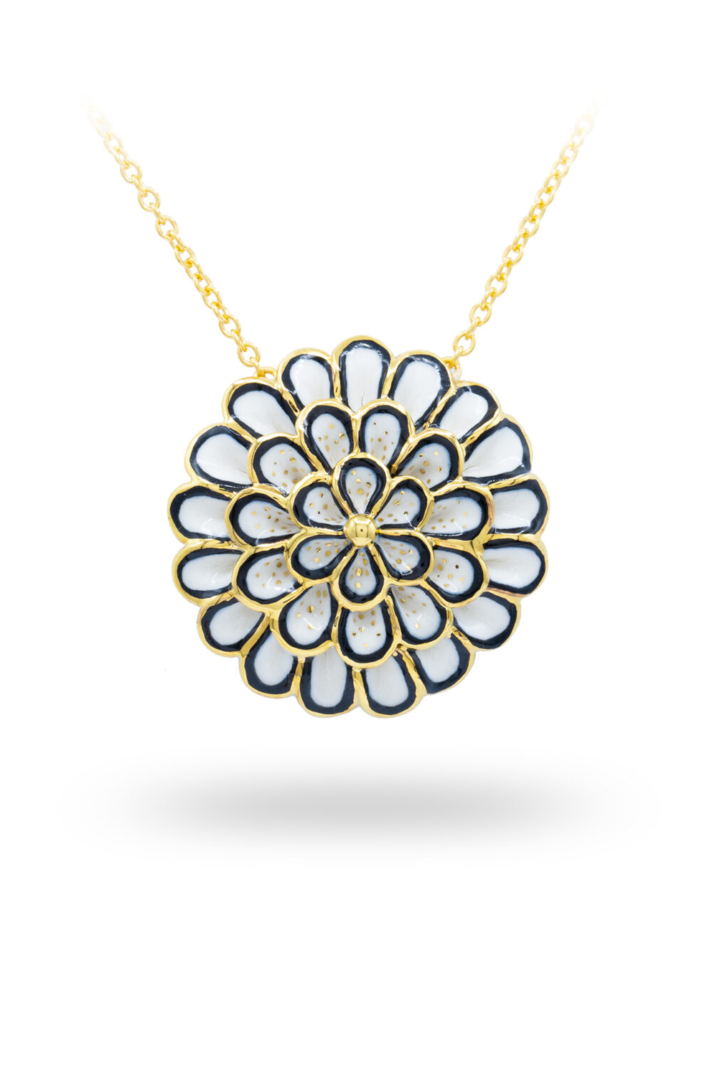 Black Dahlia Pendant - dianacojocaru.art