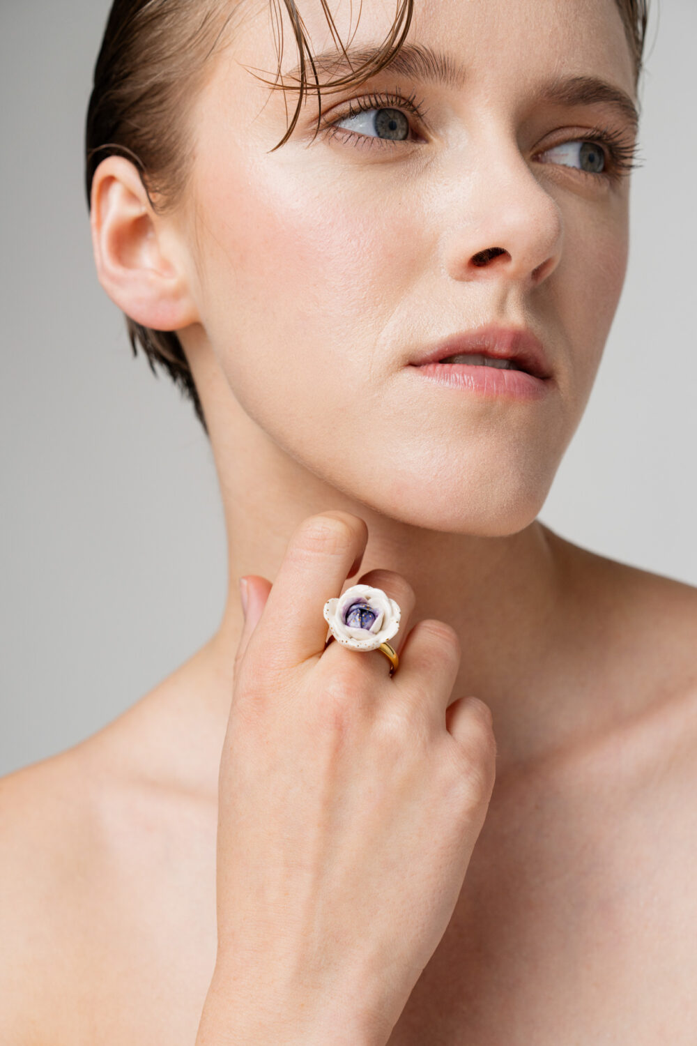 Blueberry Rose Ring - dianacojocaru.art