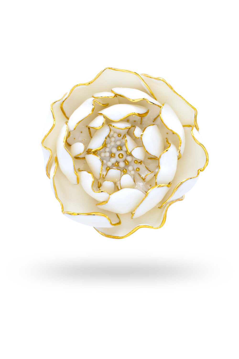 Brooch Pure Peony - dianacojocaru.art