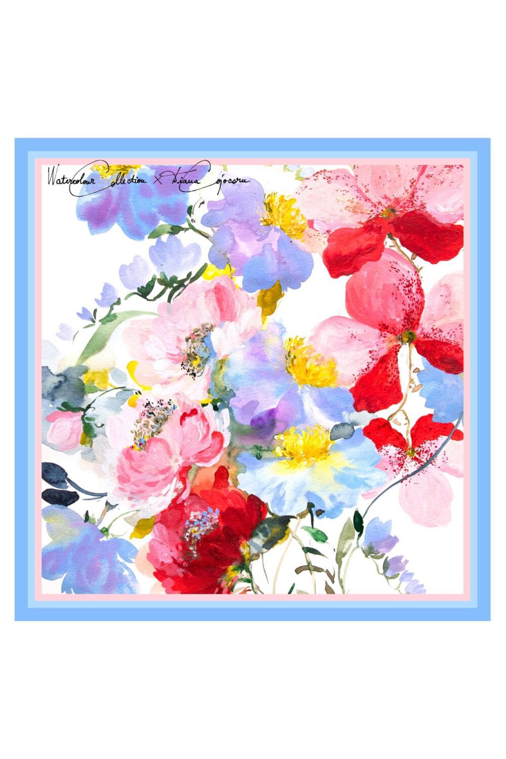 Life is a Joy Medium Scarf - dianacojocaru.art