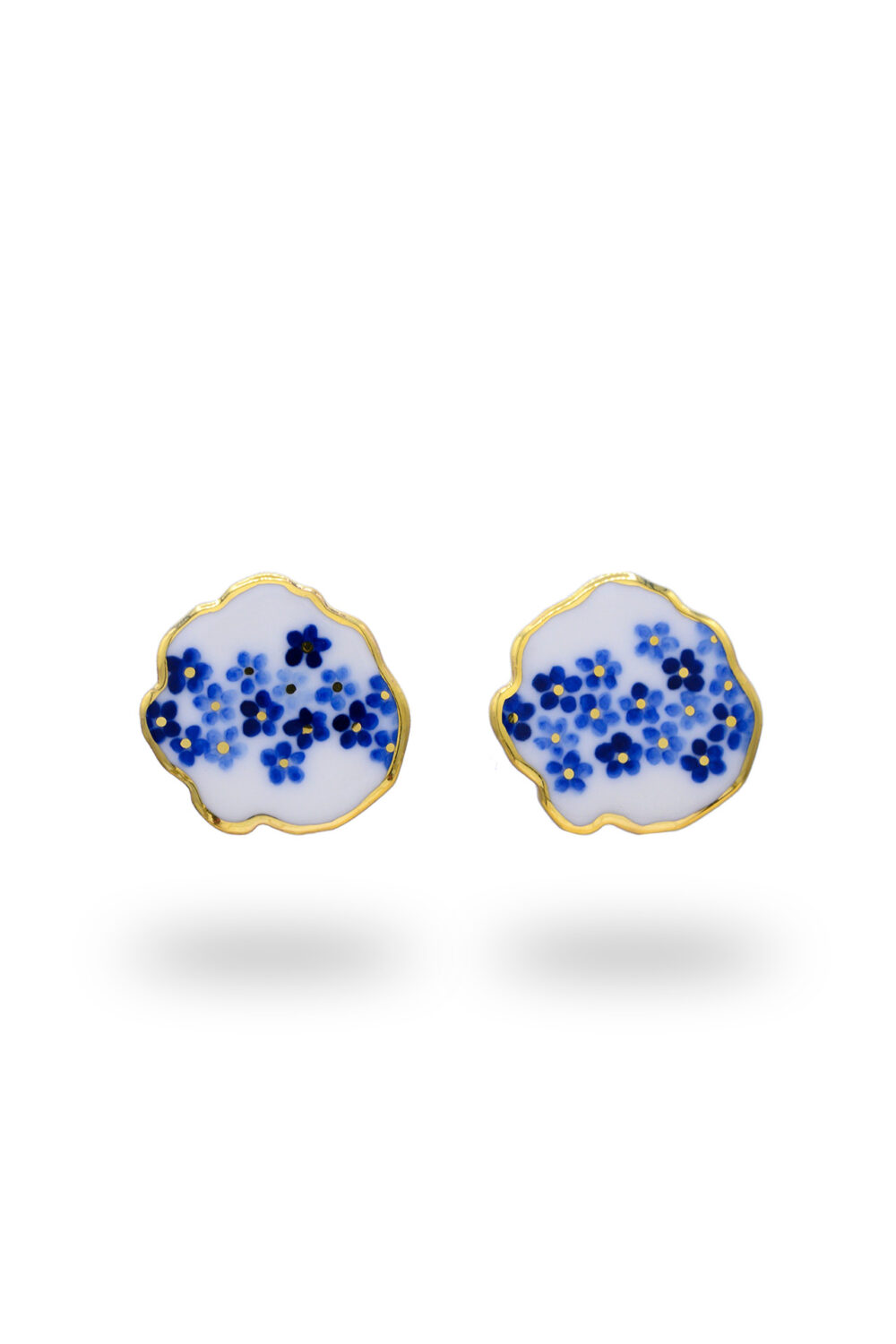 Blue Forget-me-not Earrings - dianacojocaru.art